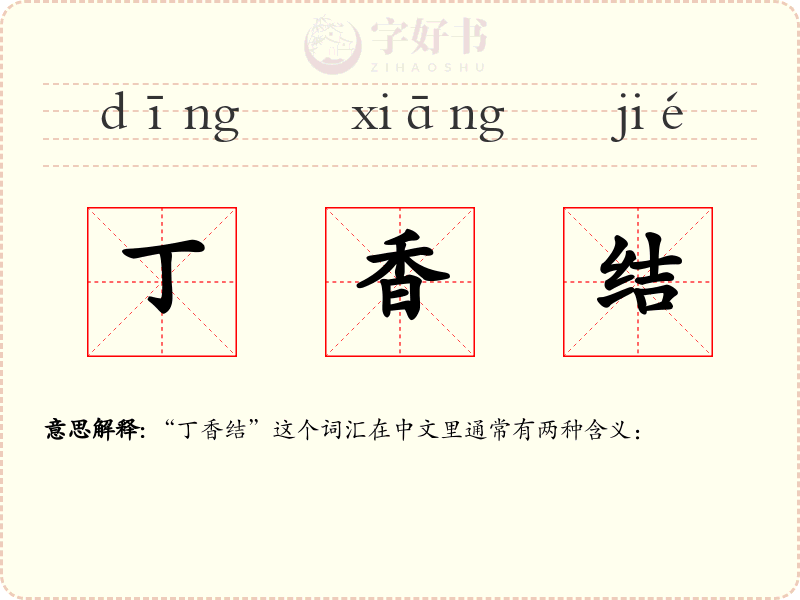 丁香结