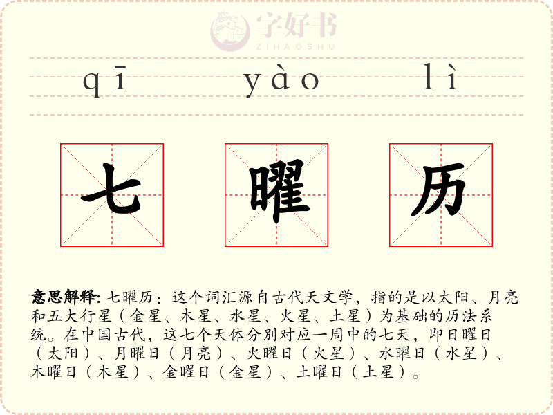七曜历