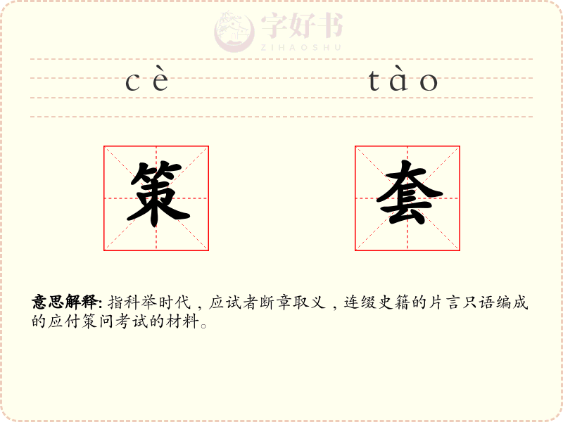 策套