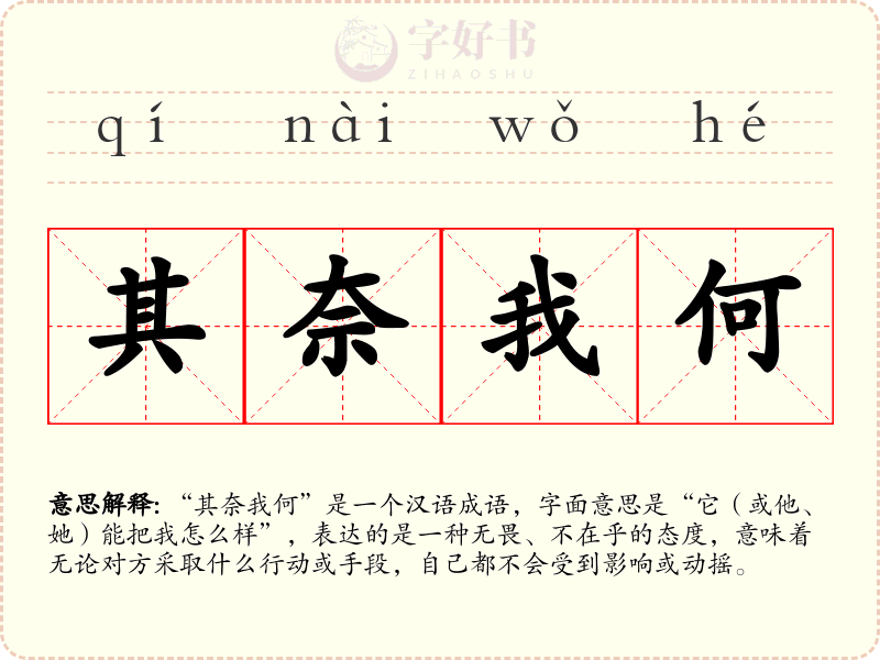其奈我何