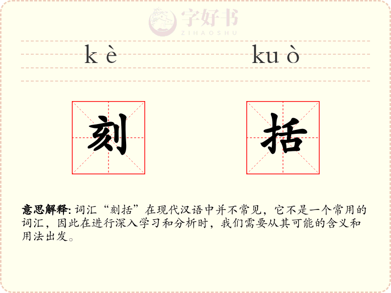 刻括