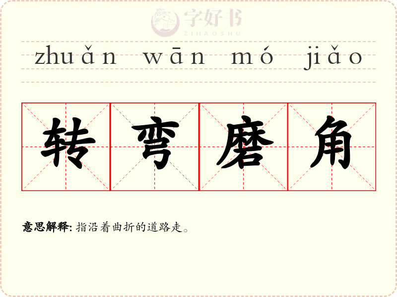 转弯磨角