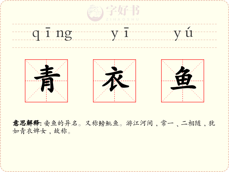 青衣鱼