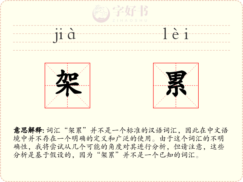 架累