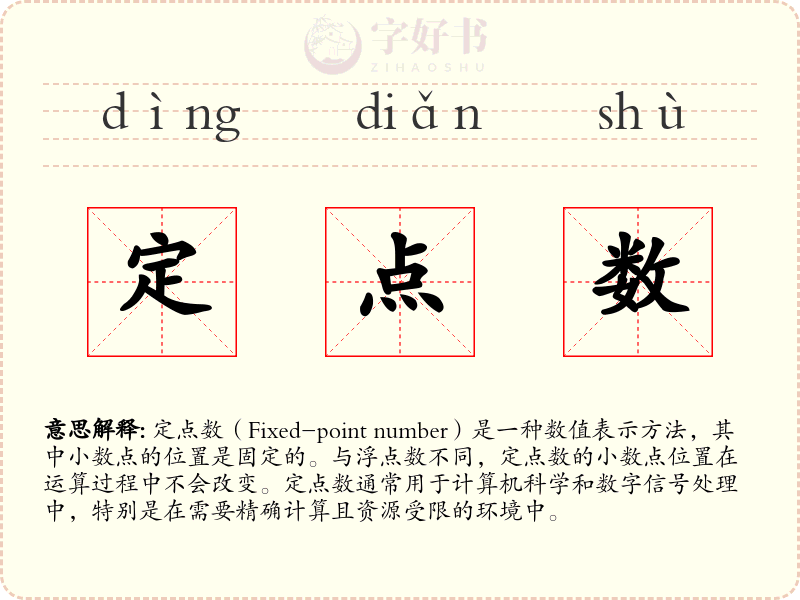 定点数