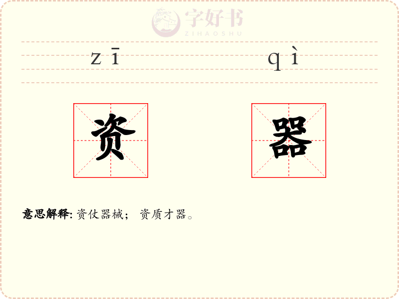 资器