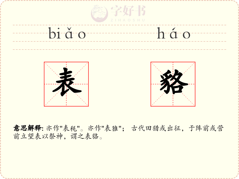 表貉