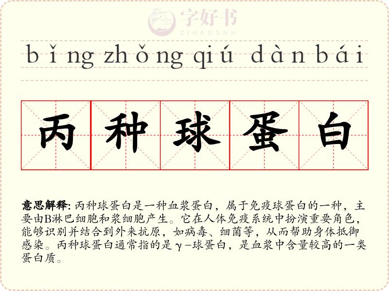 丙种球蛋白