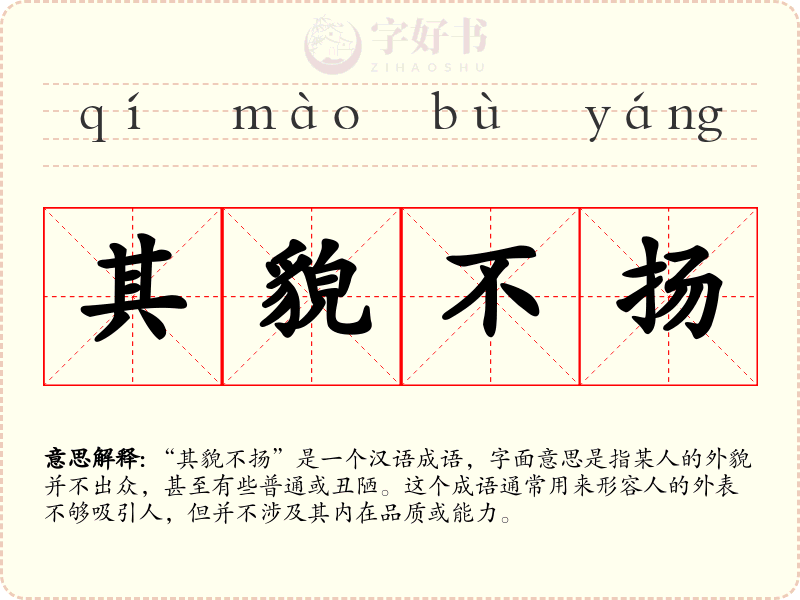 其貌不扬