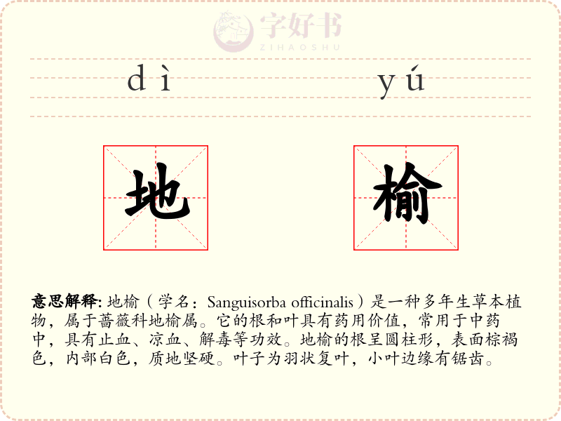 地榆