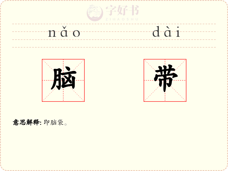 脑带