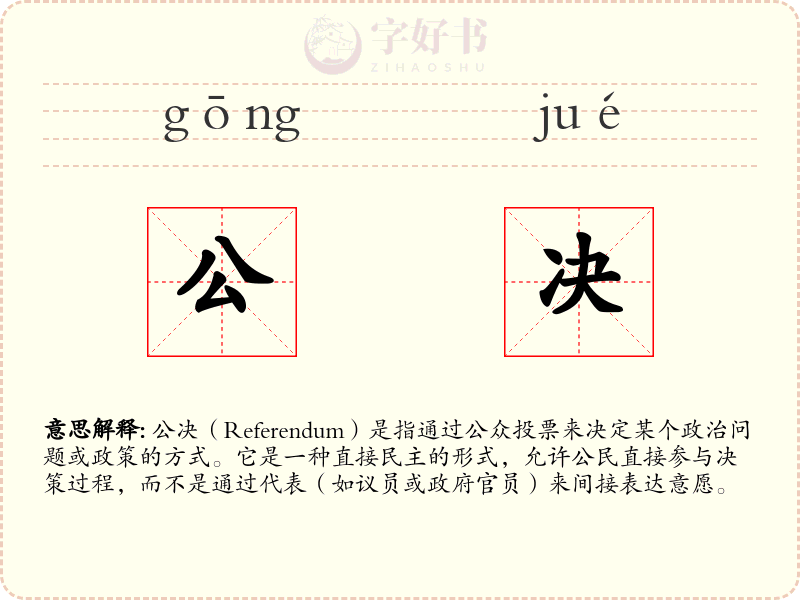 公决