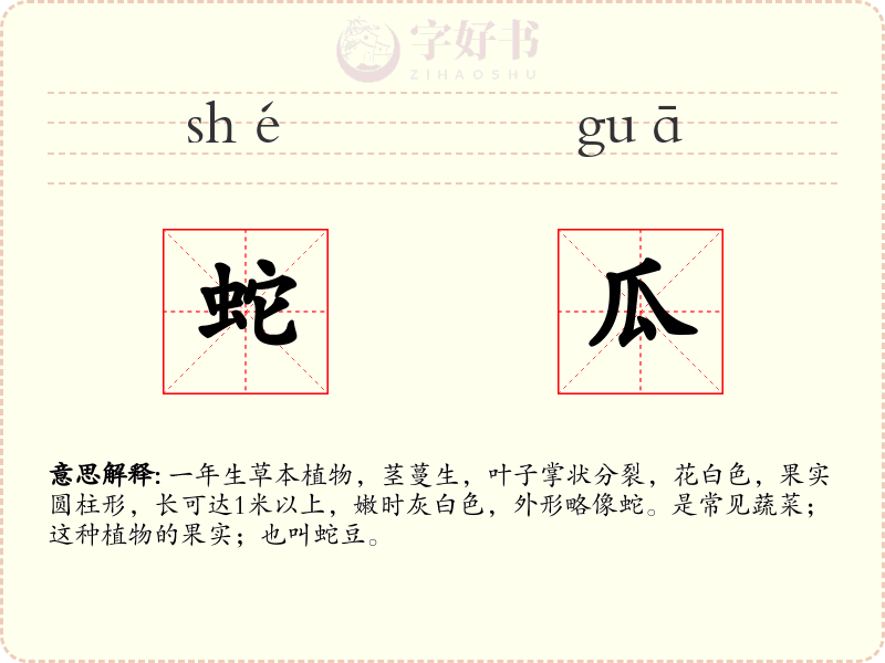 蛇瓜