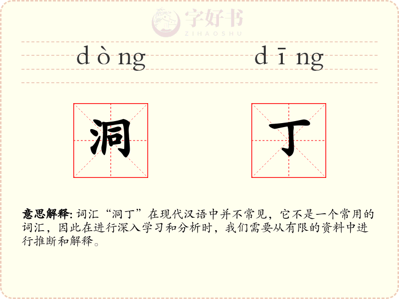 洞丁