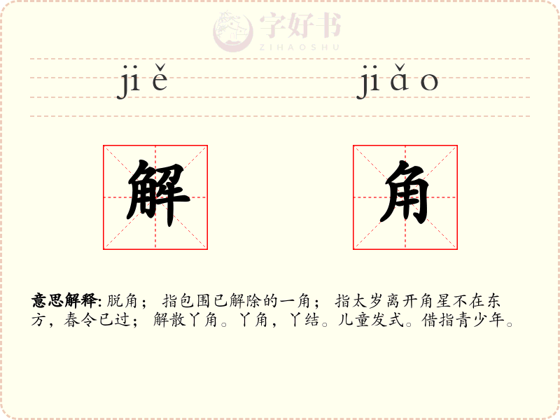 解角