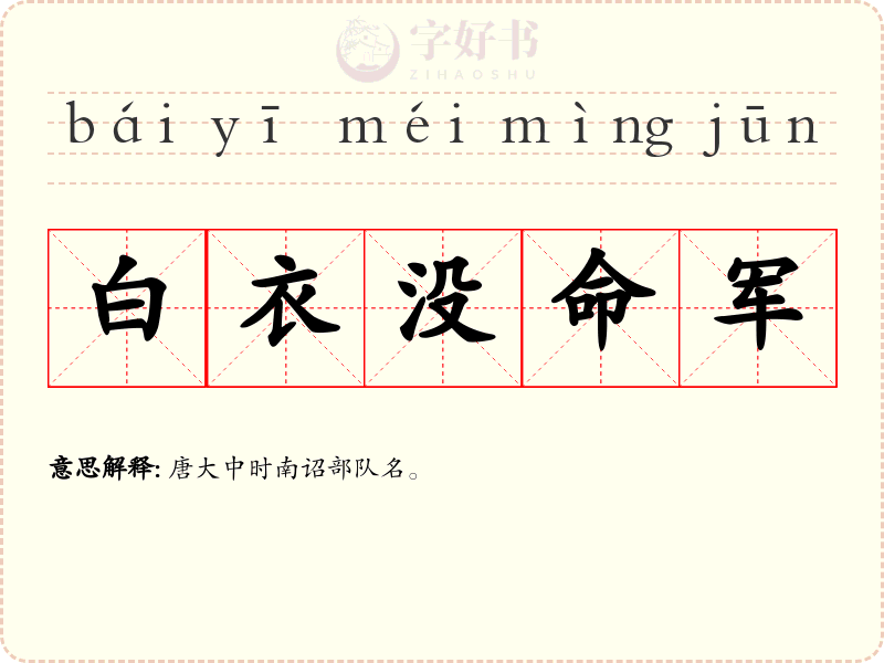 白衣没命军