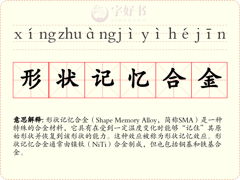 形状记忆合金