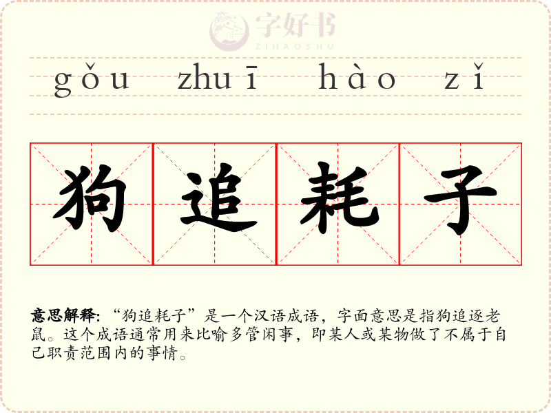 狗追耗子