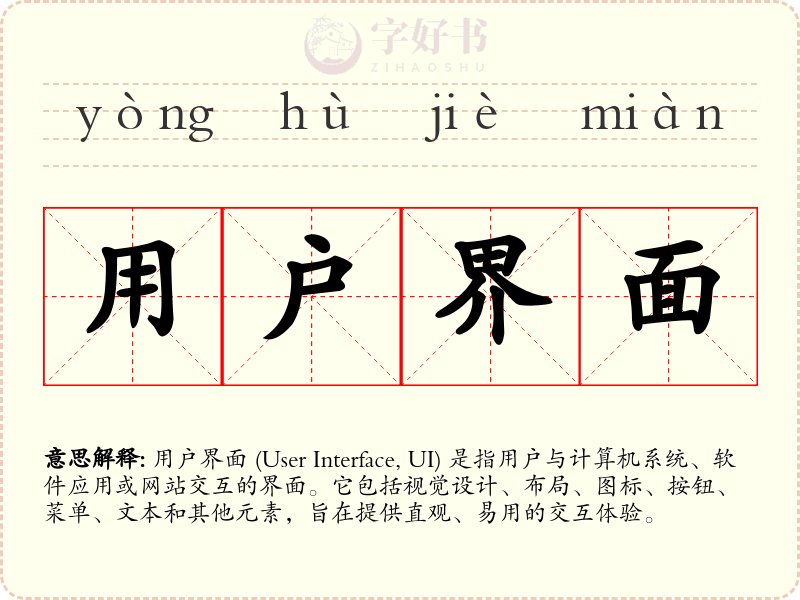 用户界面