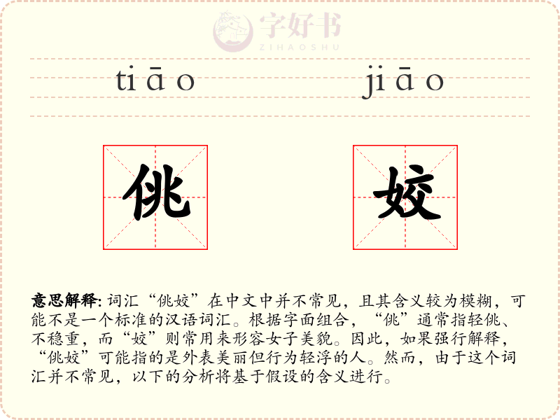佻姣