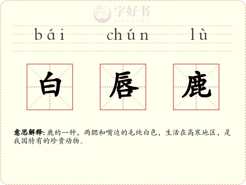 白唇鹿