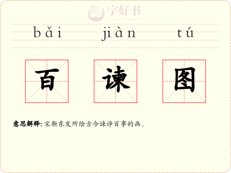 百谏图