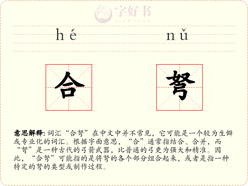 合弩