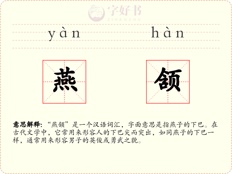 燕颔
