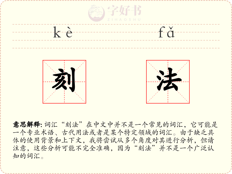 刻法