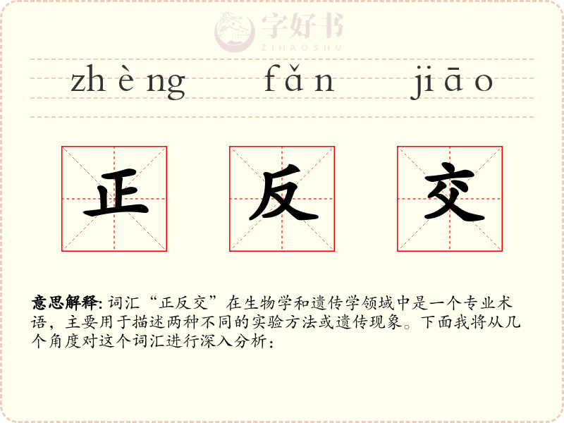 正反交