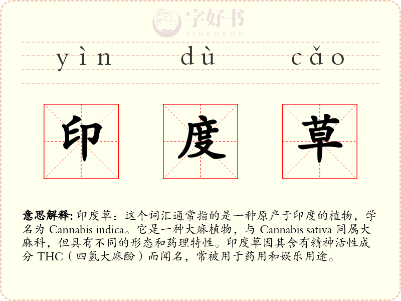 印度草