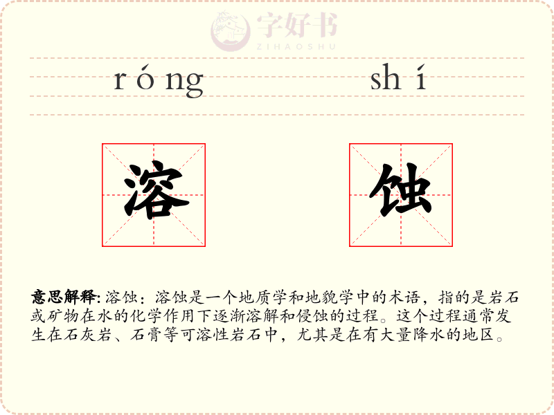 溶蚀