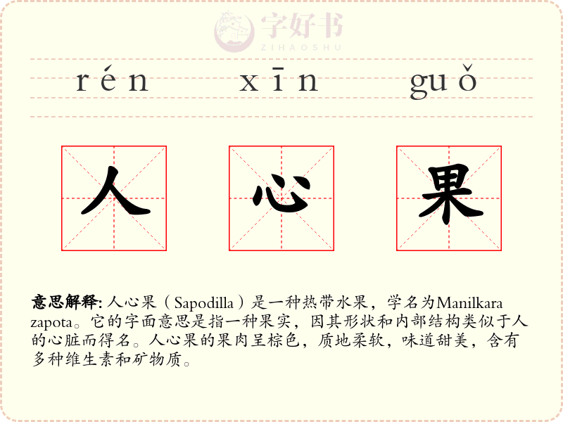 人心果