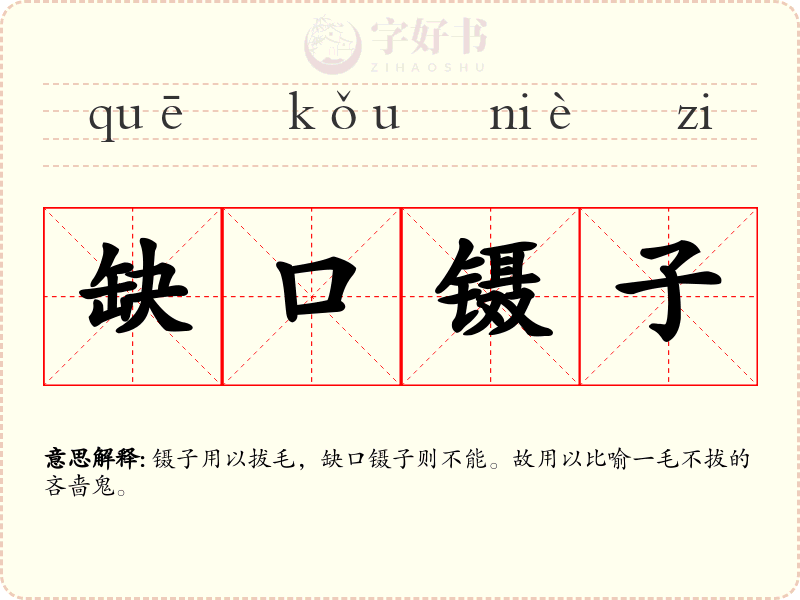 缺口镊子