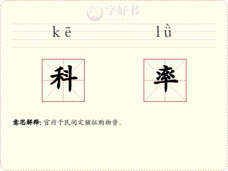 科率