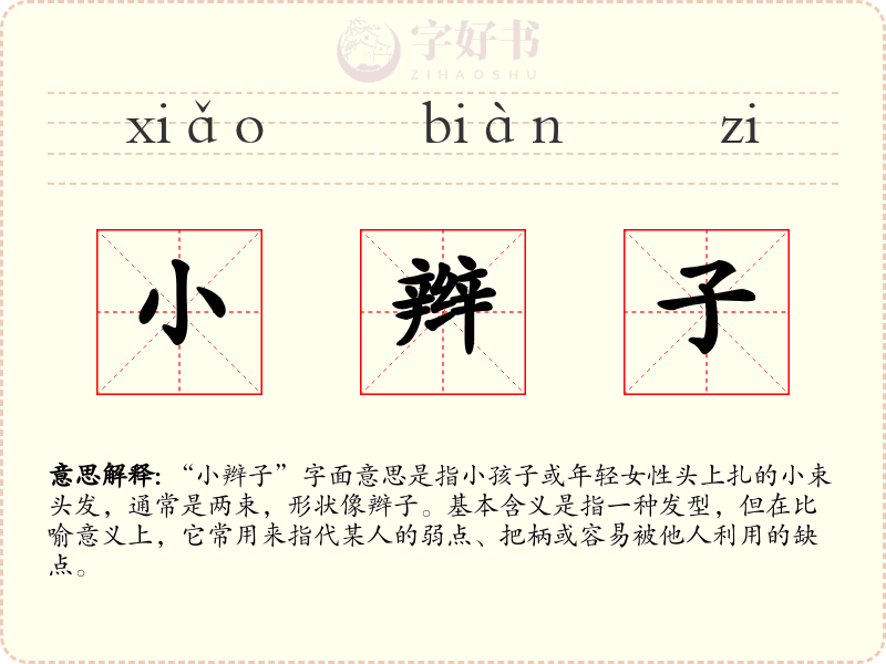 小辫子