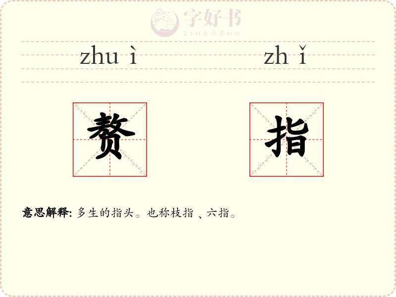 赘指