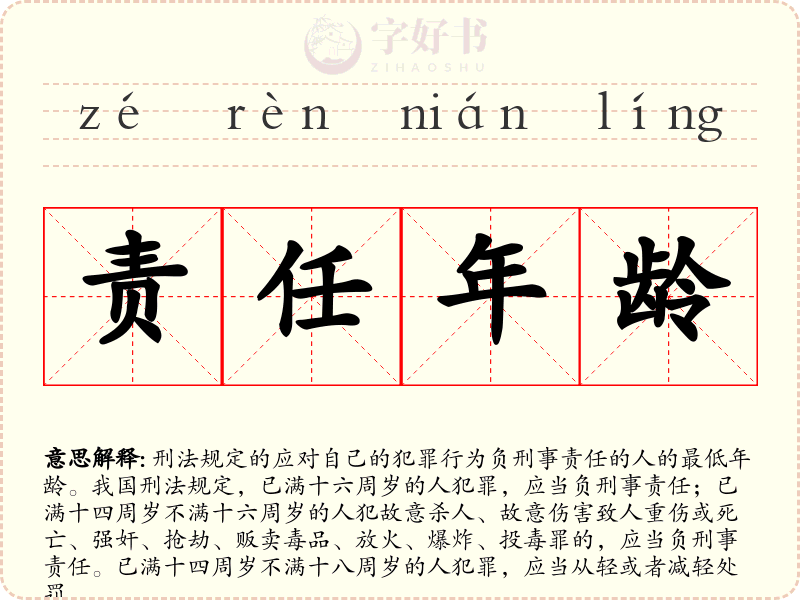 责任年龄