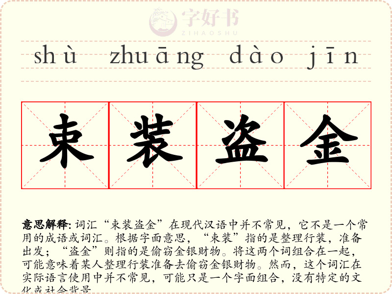 束装盗金