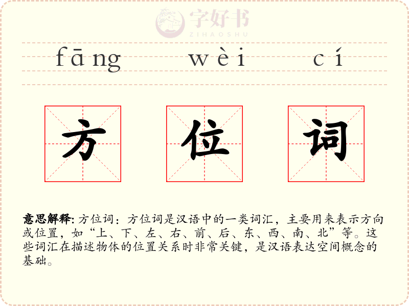 方位词