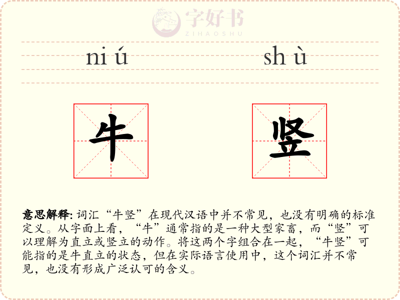 牛竖