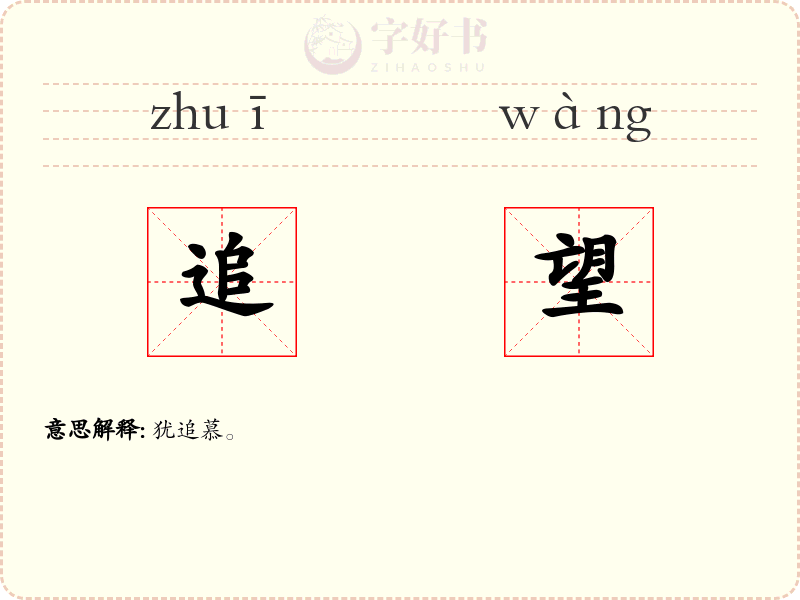 追望