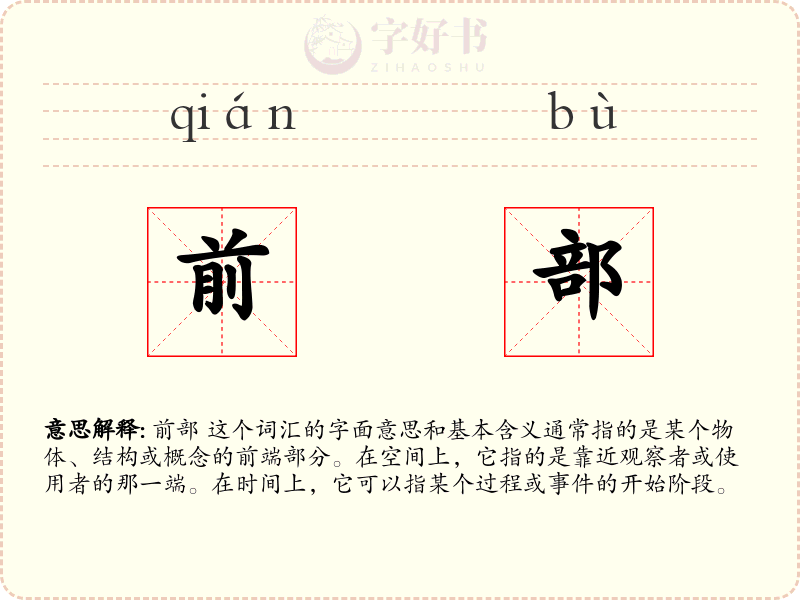 前部