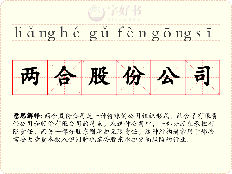 两合股份公司