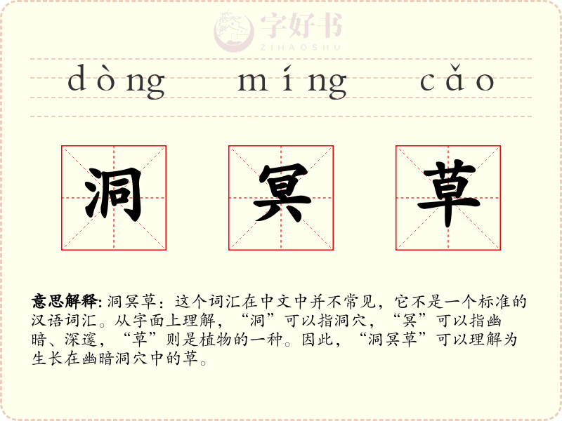 洞冥草