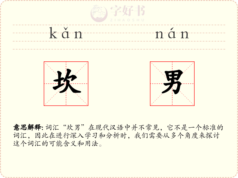 坎男