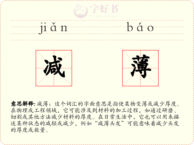 减薄