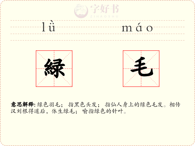 緑毛