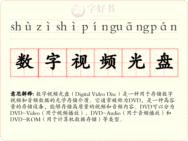 数字视频光盘
