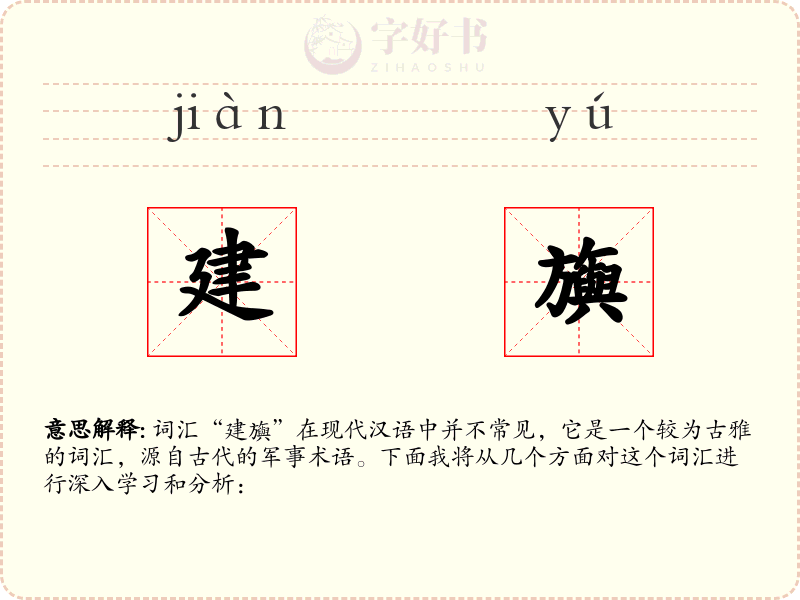 建旟